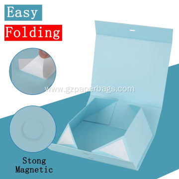 Printed Magnetic Closure Gift Box with Ribbon